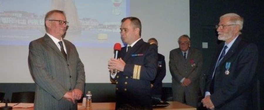 Pierre Bost décoré en 2019 à l'Assemblée générale de Douarnenez