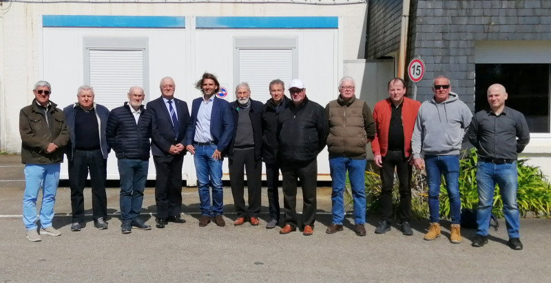 22 avril 2025 : Visite de BOPP industrie, leader mondial du treuil, à Lanvéoc.