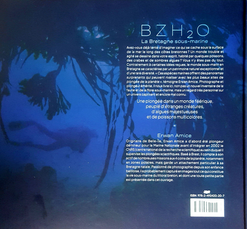 © Dernière de couverture du livre BZH 2O d'Erwan Amice, aux éditions La nouvelle bleue.
