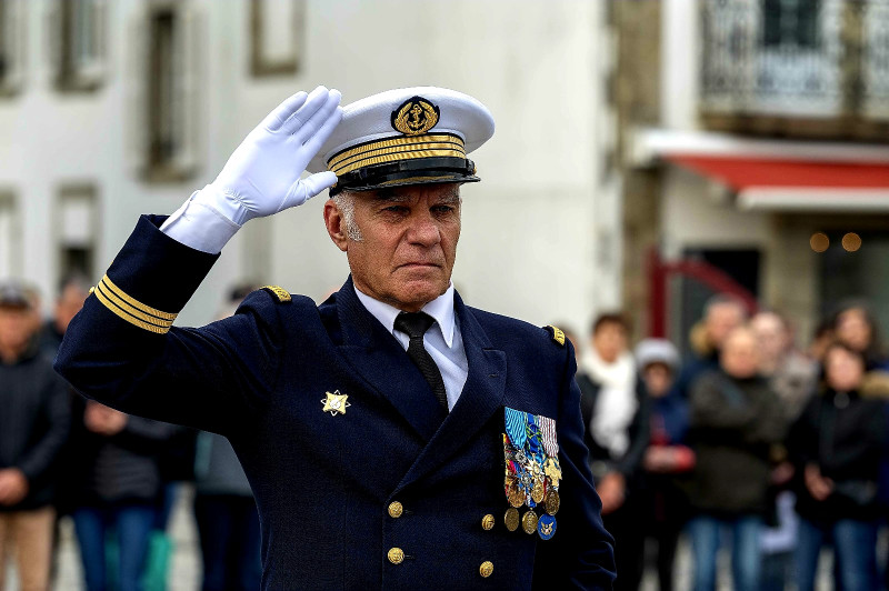© Photo Marine nationale : le lieutenant de vaisseau Stéphane Morizur, premier commandant de l'ERC de Concarneau.