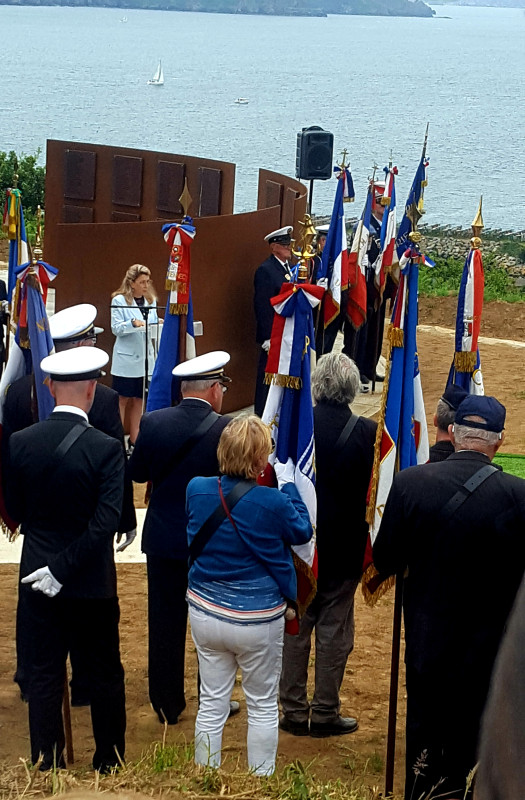 © Eric Berthou : inauguration du mémorial de Mers-el-kébir par Madame Patricia Mirallès, Ministre déléguée chargée de la mémoire et des anciens combattants.