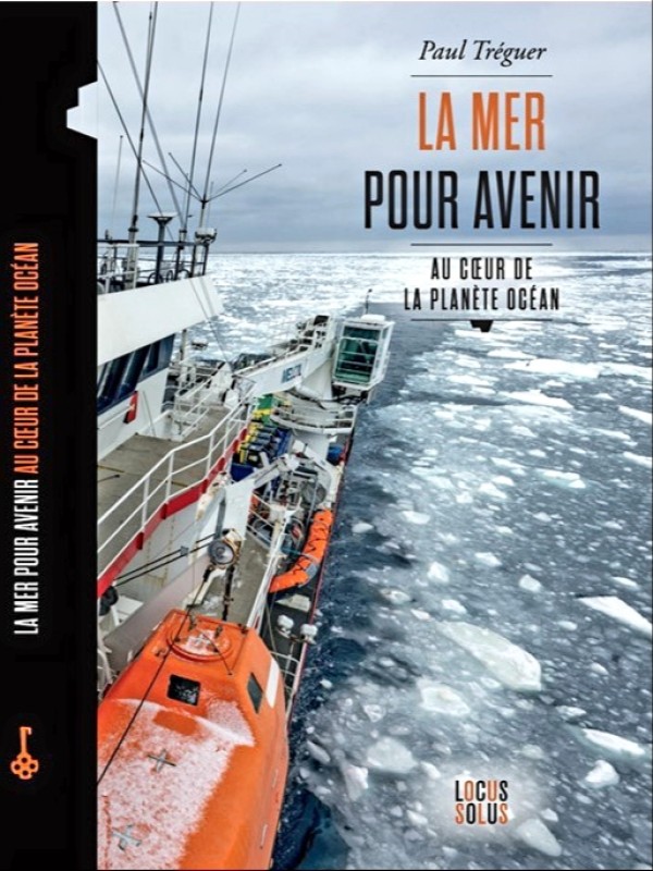 © Photo : Erwan Amice IUEM CNRS : Une de couverture du livre La mer pour avenir, au coeur de la planète Océan.