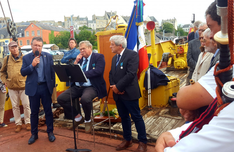 EB - Le Sénateur Michel Canévet rappelle le travail de sensibilisation mené sur le domaine maritime et  son patrimoine
