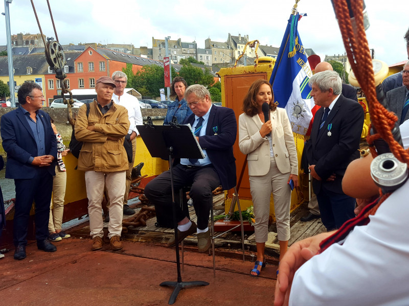 EB - La Députée Liliana Tanguy évoque son implication au parlement  afin de promouvoir la valorisation du patrimoine maritime.